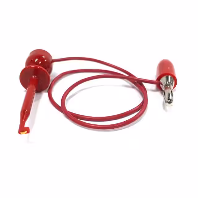 201W-24RED E-Z-Hook  Test Leads - Banana, Meter Interface